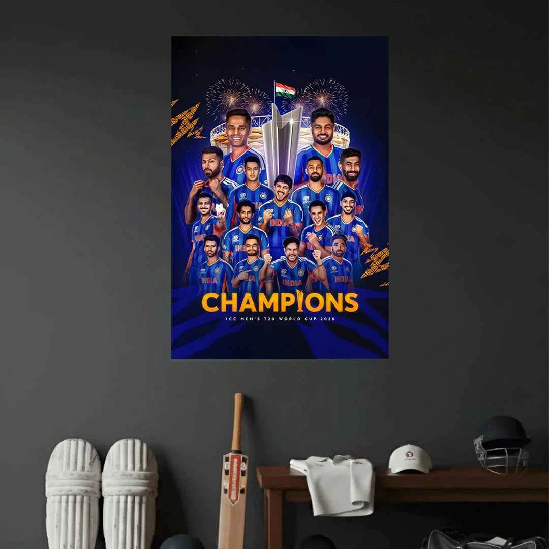 ICC WORLD CUP T20 2026 POSTER - 2 | CRICKET POSTERS