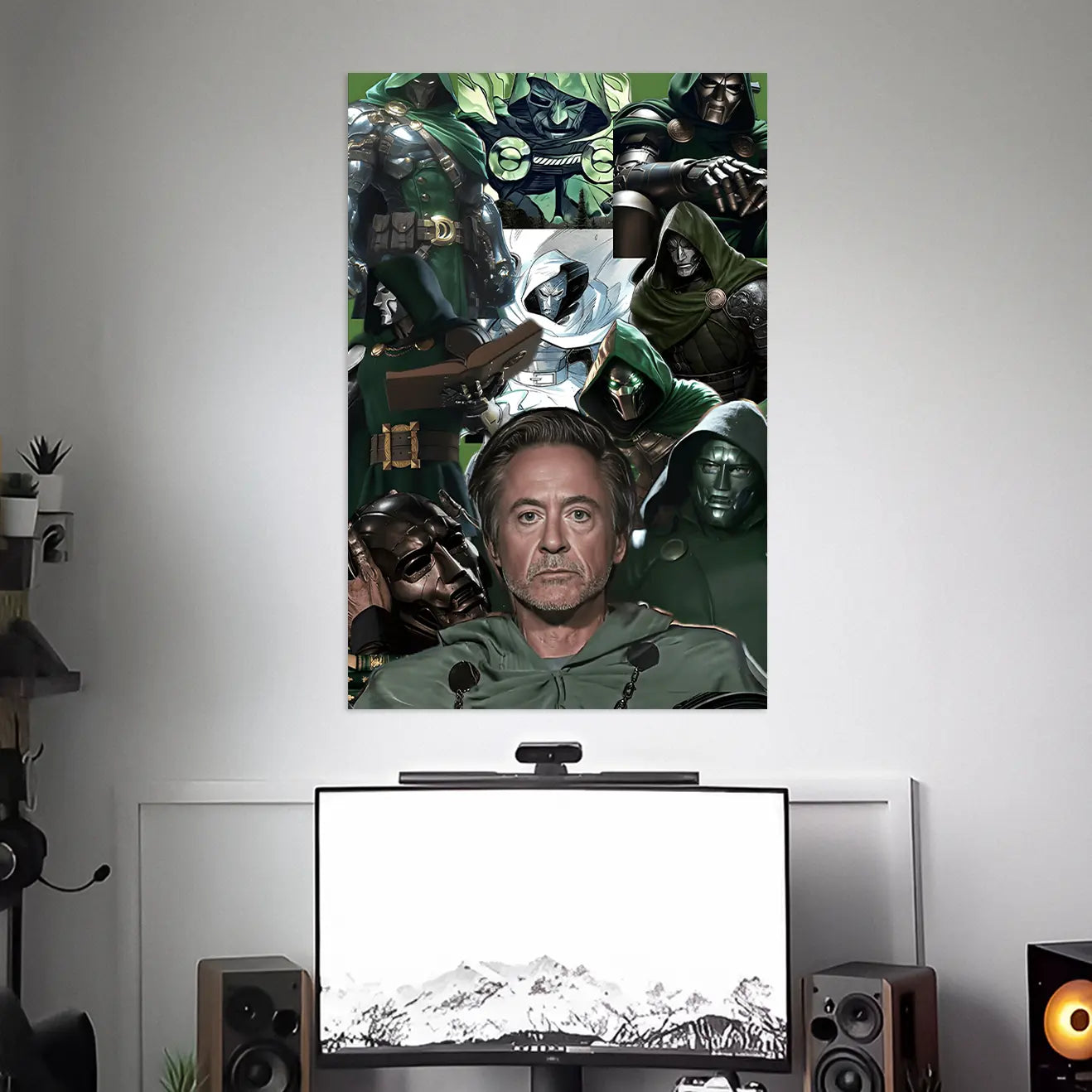 DR. DOOM RDJ POSTER - 2 | AVENGERS DOOMSDAY POSTERS | MARVEL POSTERS BLUMUN