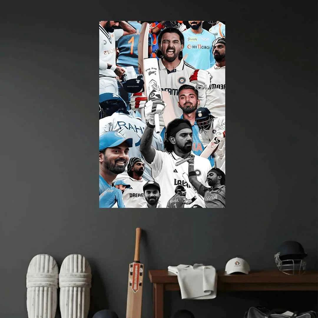 KL RAHUL POSTER - 21 | CRICKET POSTERS