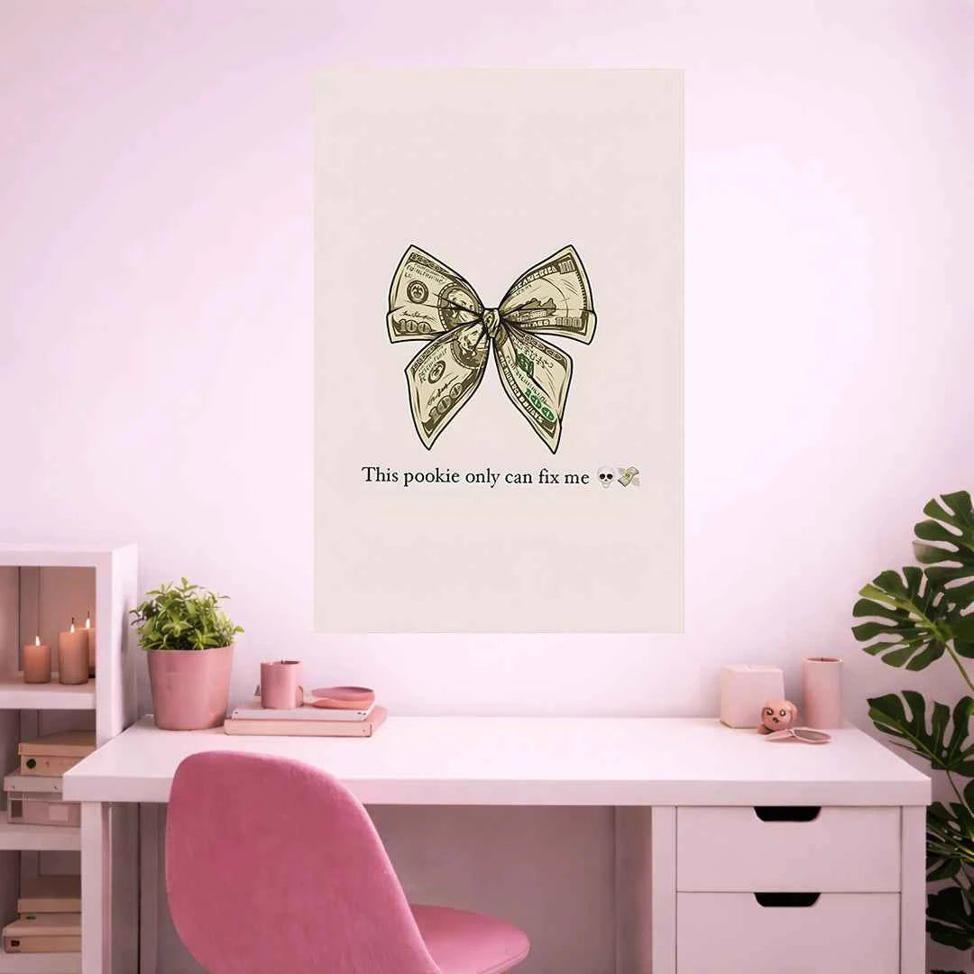 MONEY BOW POSTER | GIRL BOSS POSTER