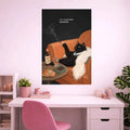 SASSY BLACK CAT POSTER | GIRL BOSS POSTER