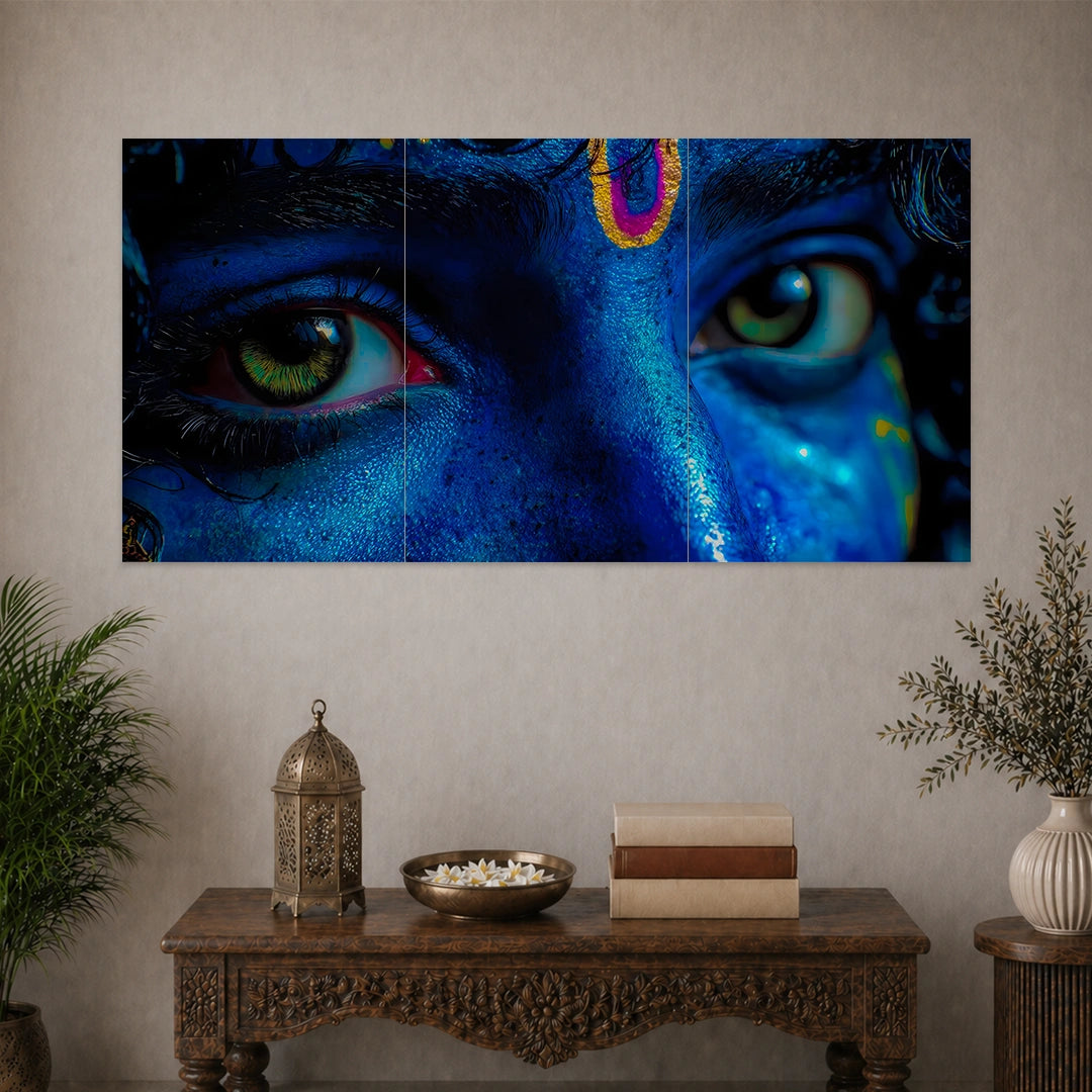 KRISHNA JI POSTER - 2 | DEVOTIONAL POSTERS | 3 PIECE SET