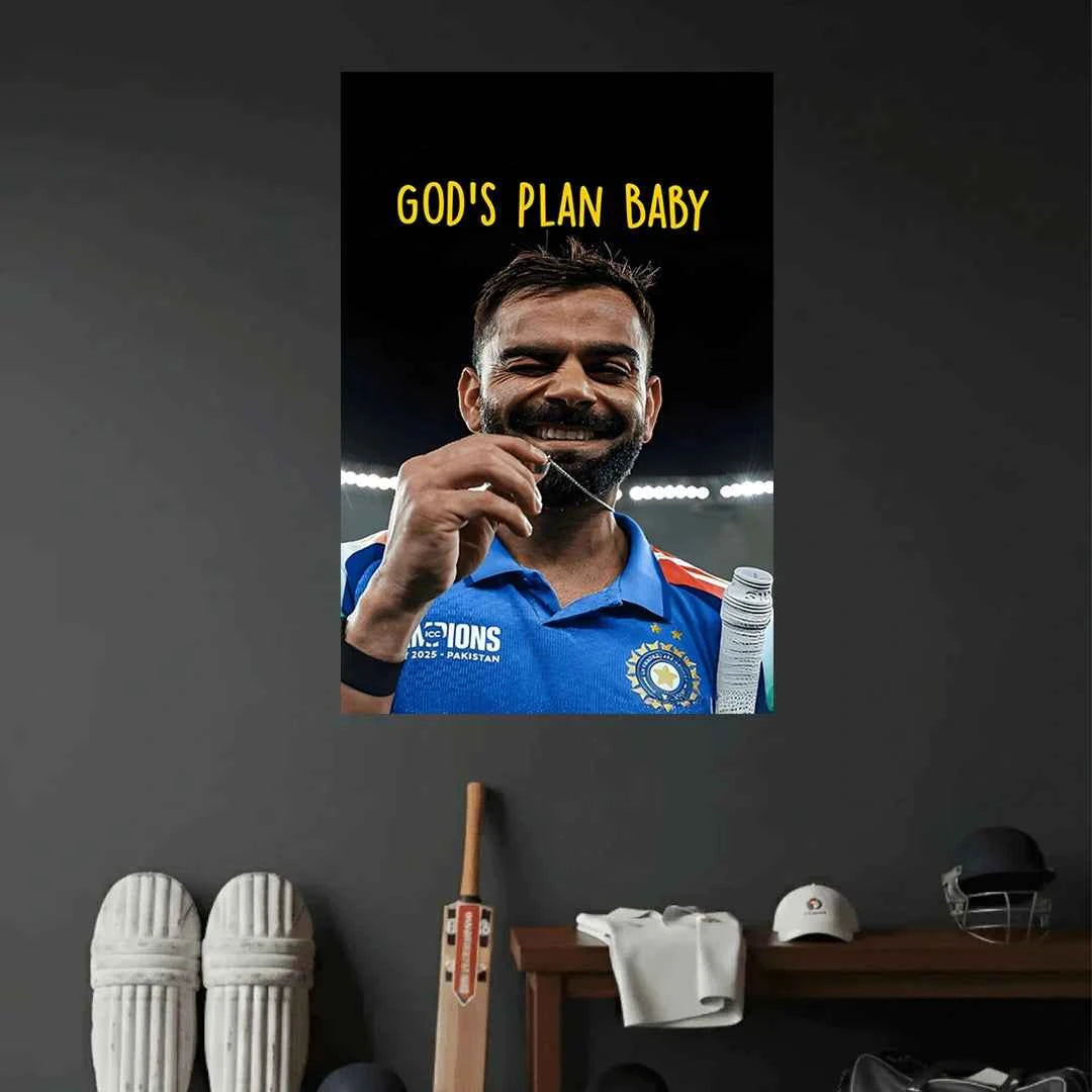 VIRAT KOHLI POSTER - 19 | CRICKET POSTERS