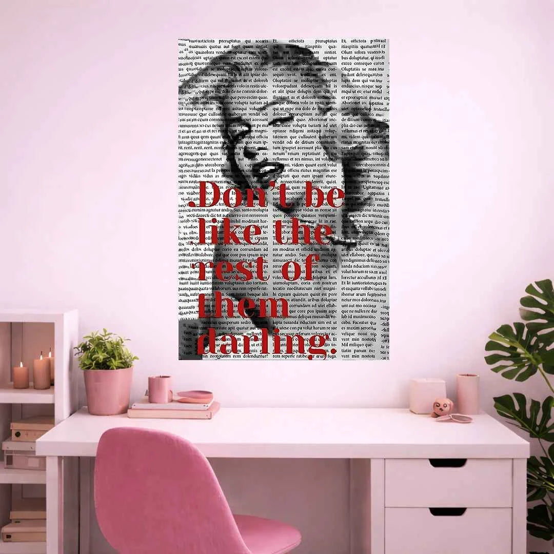 DON'T BE LIKE THEM POSTER | GIRL BOSS POSTER