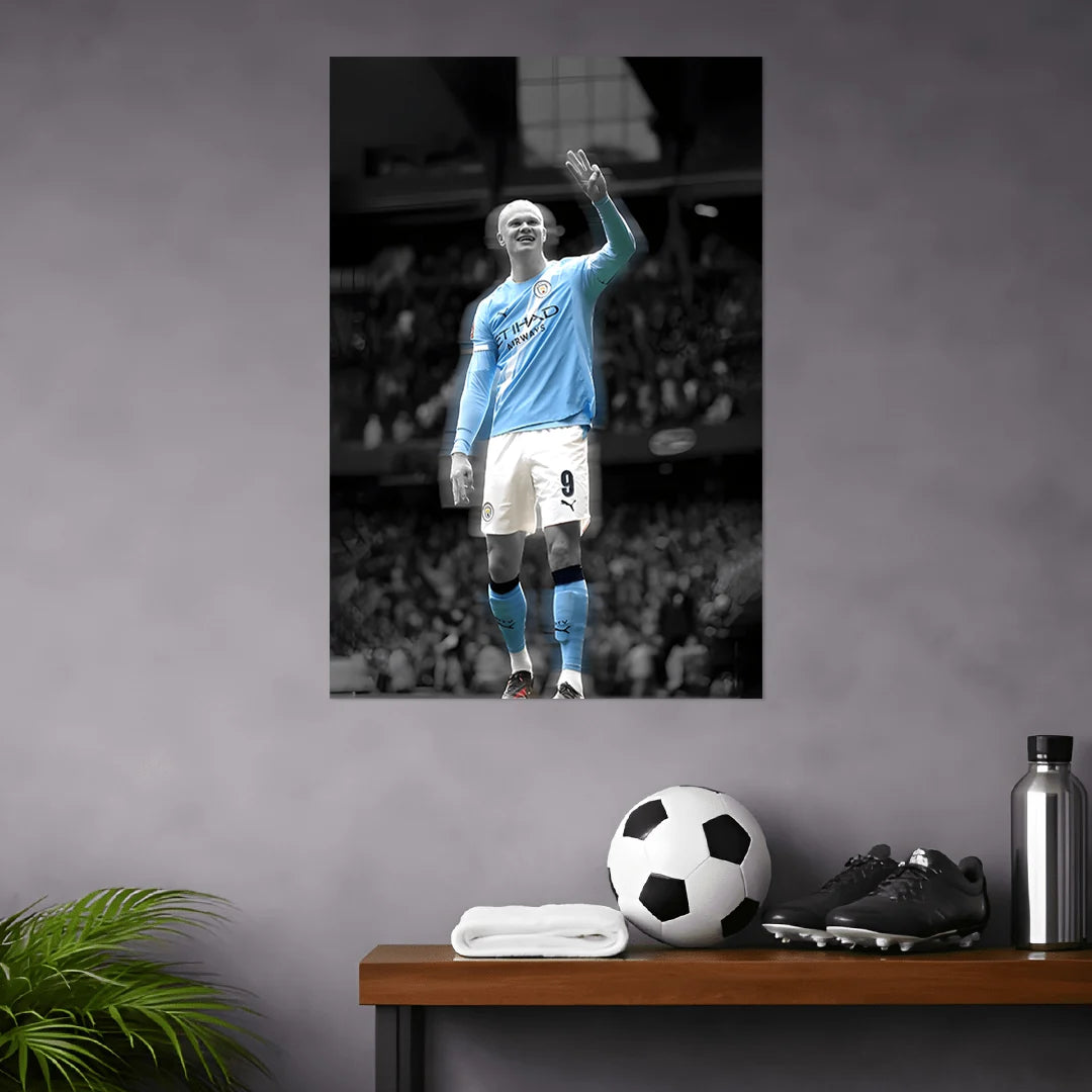 ERLING HAALAND POSTER | FOOTBALL POSTERS - 6 | BLUMUN