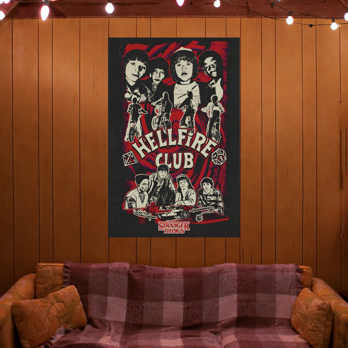 HELLFIRE CLUB POSTER | STRANGER THINGS POSTERS | WEB SERIES POSTERS