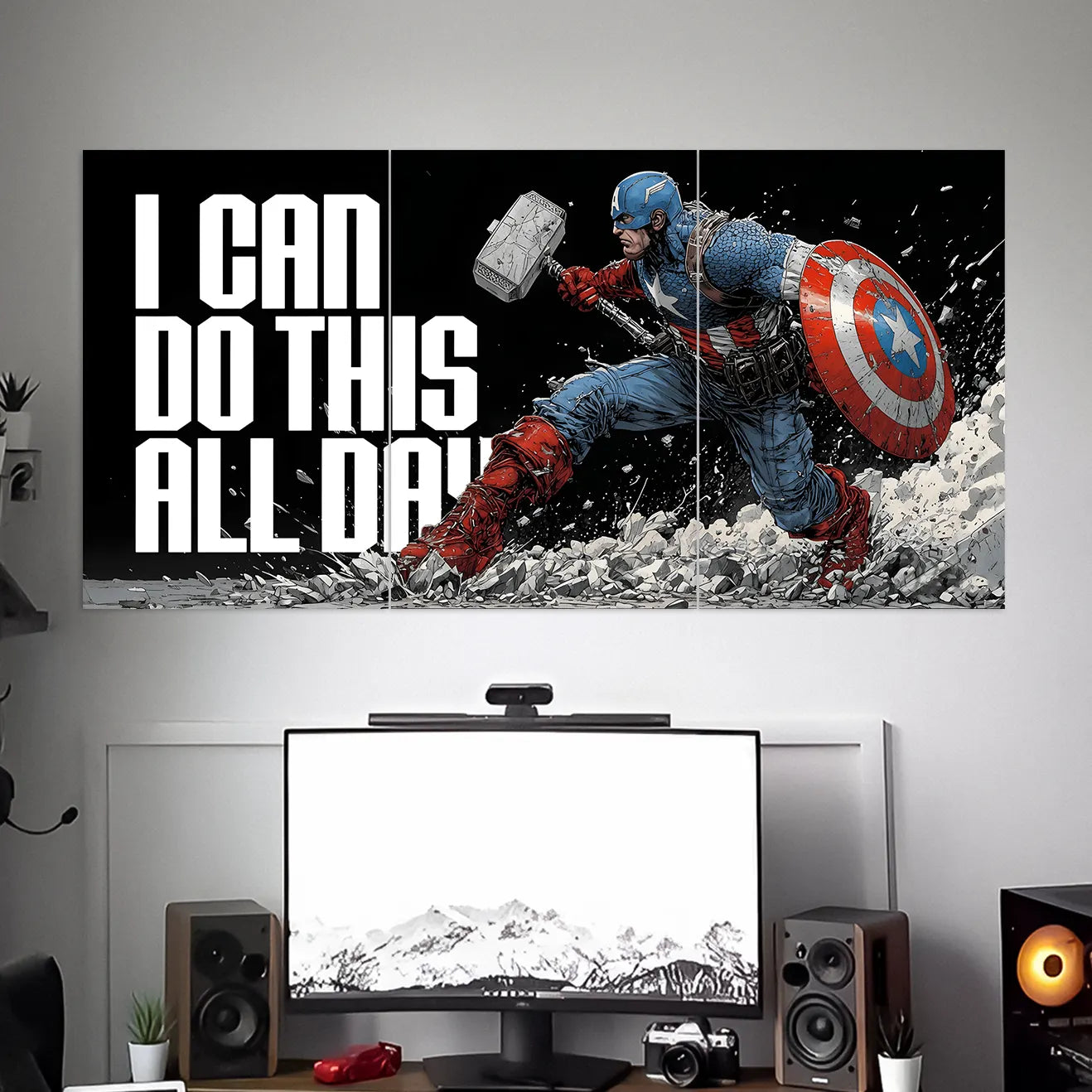CAPTAIN AMERICA POSTER - 2 | MARVEL POSTERS | 3 PIECE SET BLUMUN