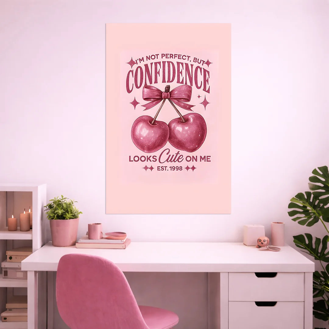 CONFIDENCE POSTER | GIRL BOSS POSTERS
