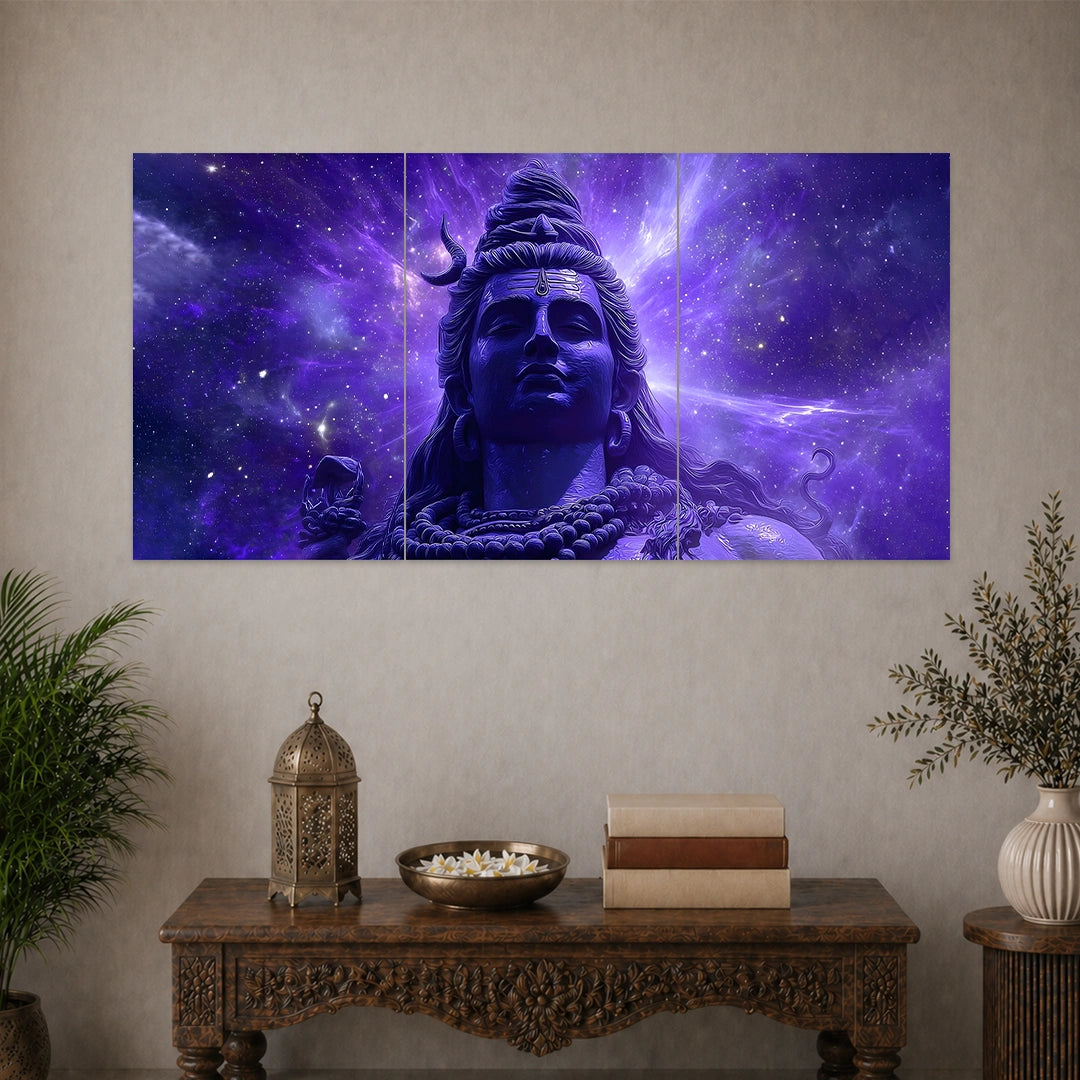 MAHADEV POSTER - 2 | DEVOTIONAL POSTERS | 3 PIECE SET