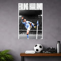 ERLING HAALAND POSTER | FOOTBALL POSTERS BLUMUN