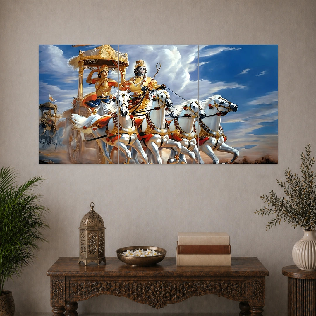 VIJAYA RATH POSTER | DEVOTIONAL POSTERS | 3 PIECE SET