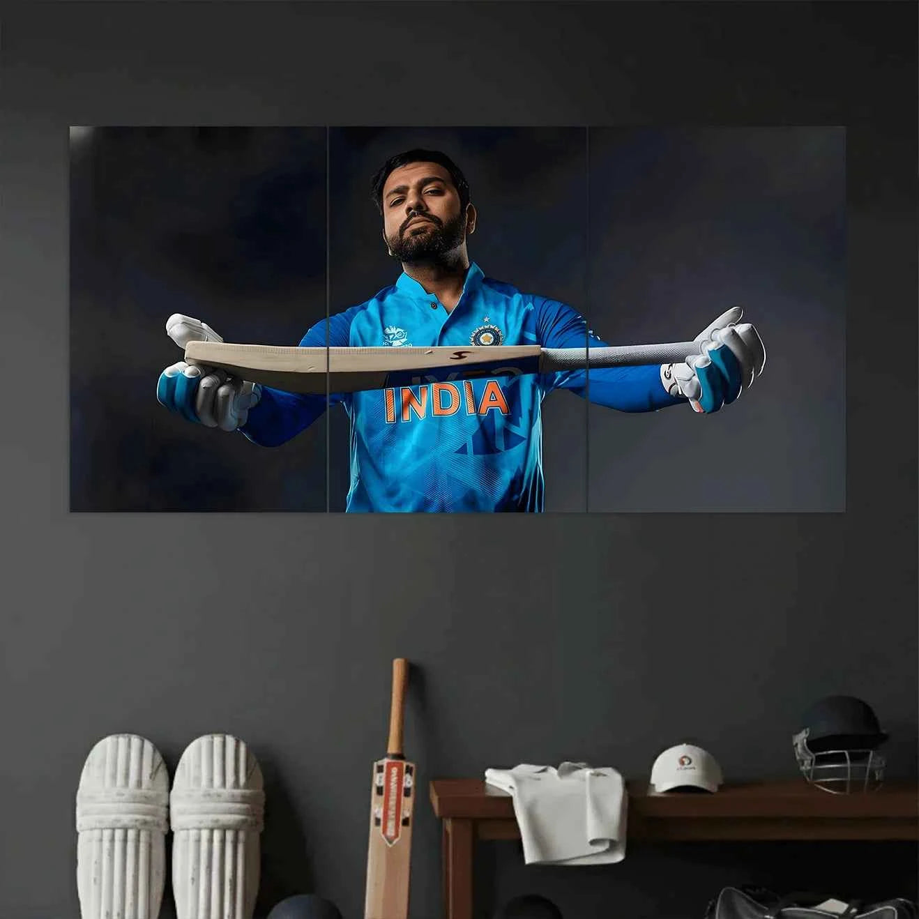 ROHIT SHARMA POSTER - 1 | CRICKET POSTERS | 3 PIECE SET