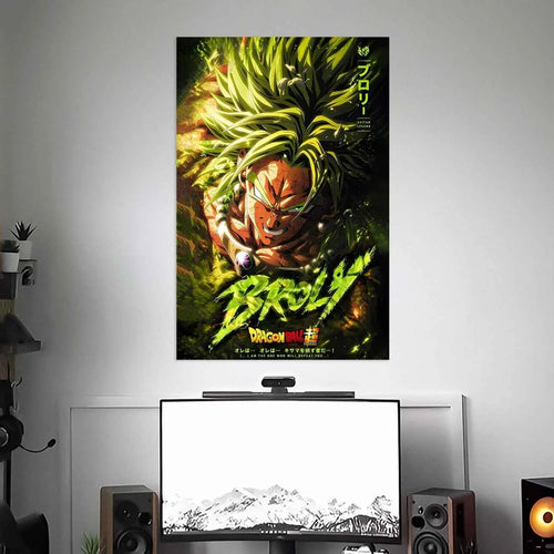 BROLY POSTER | DRAGON BALL Z POSTER | ANIME POSTERS