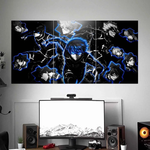 BLUE LOCK POSTERS - 2 | ANIME POSTERS | 3 PIECE SET