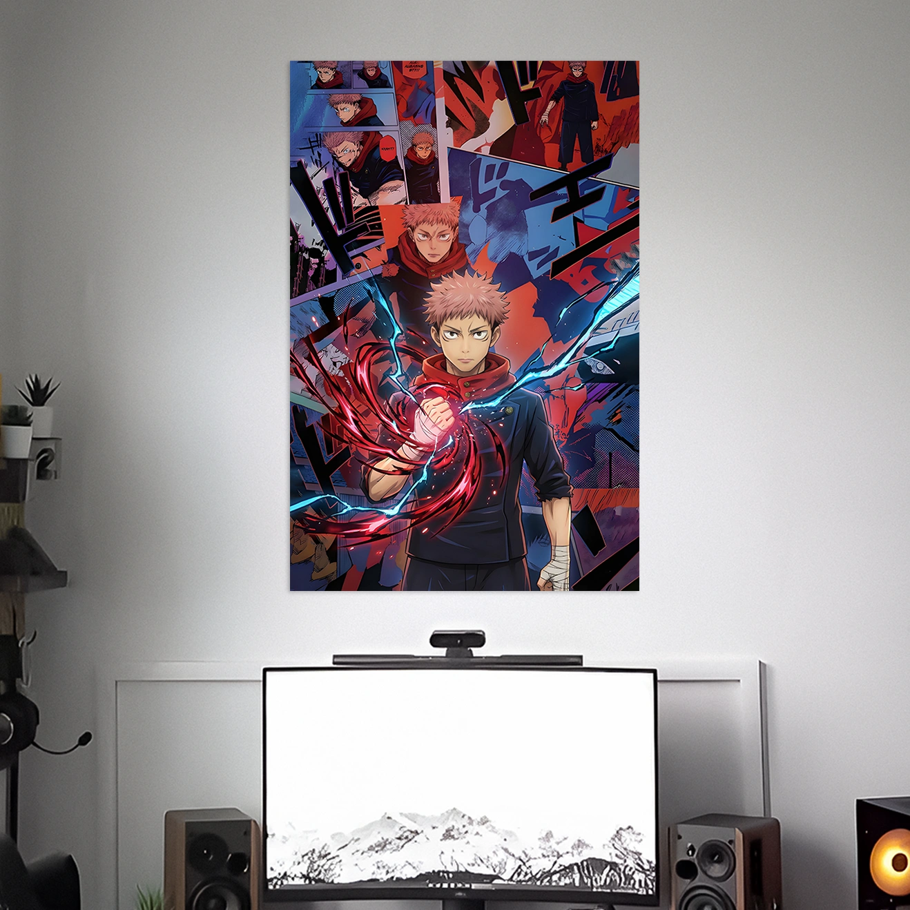 YUJI ITADORI POSTER - 1 | JUJUTSU KAISEN POSTER | ANIME POSTER
