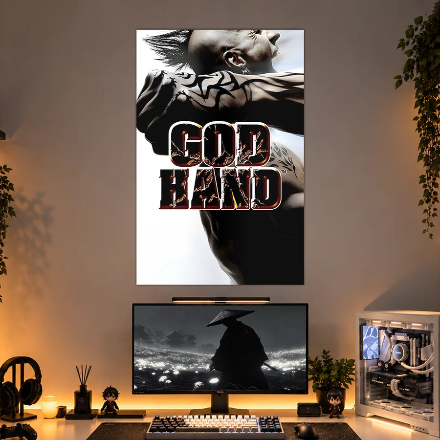 GOD HAND POSTER - 1 | GAMING ROOM POSTERS
