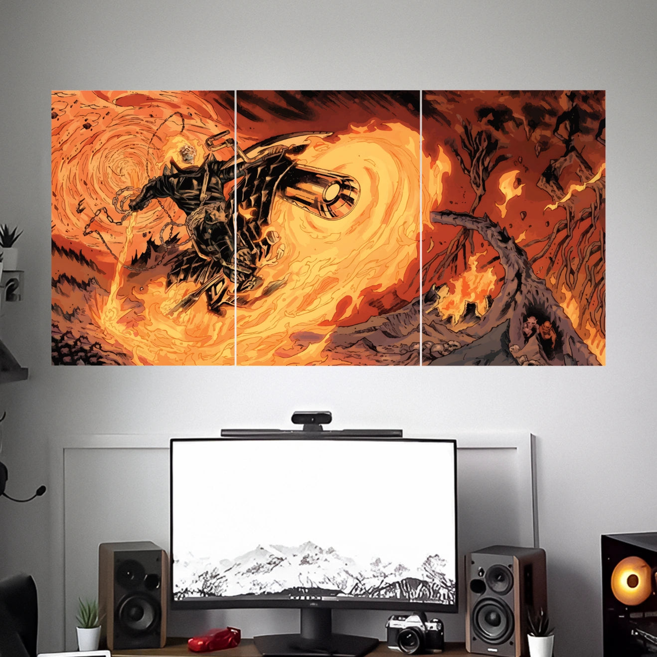 GHOST RIDER POSTER | MARVEL POSTERS | 3 PIECE SET