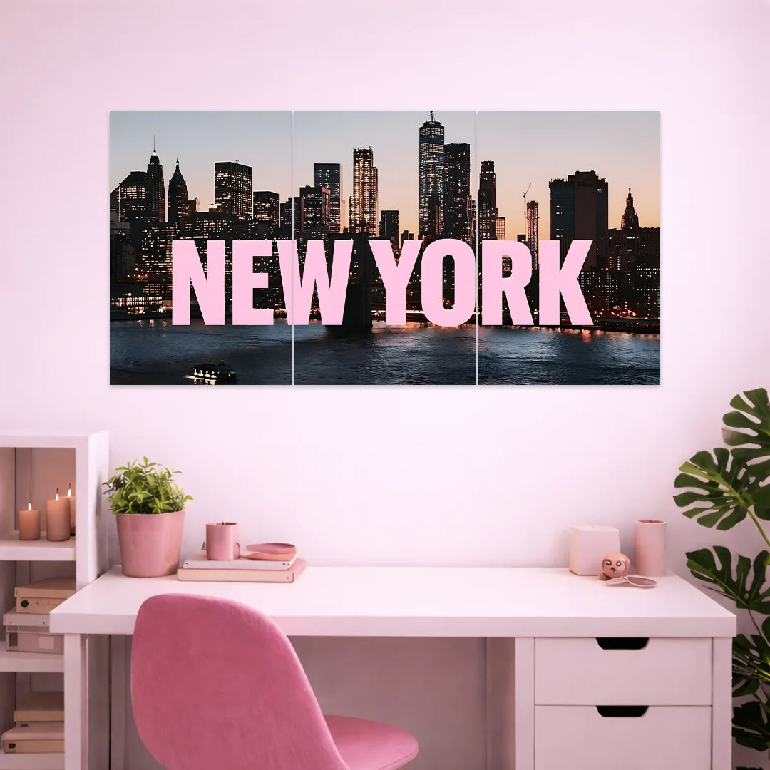 NEW YORK POSTER | GIRL BOSS POSTERS | 3 PIECE SET