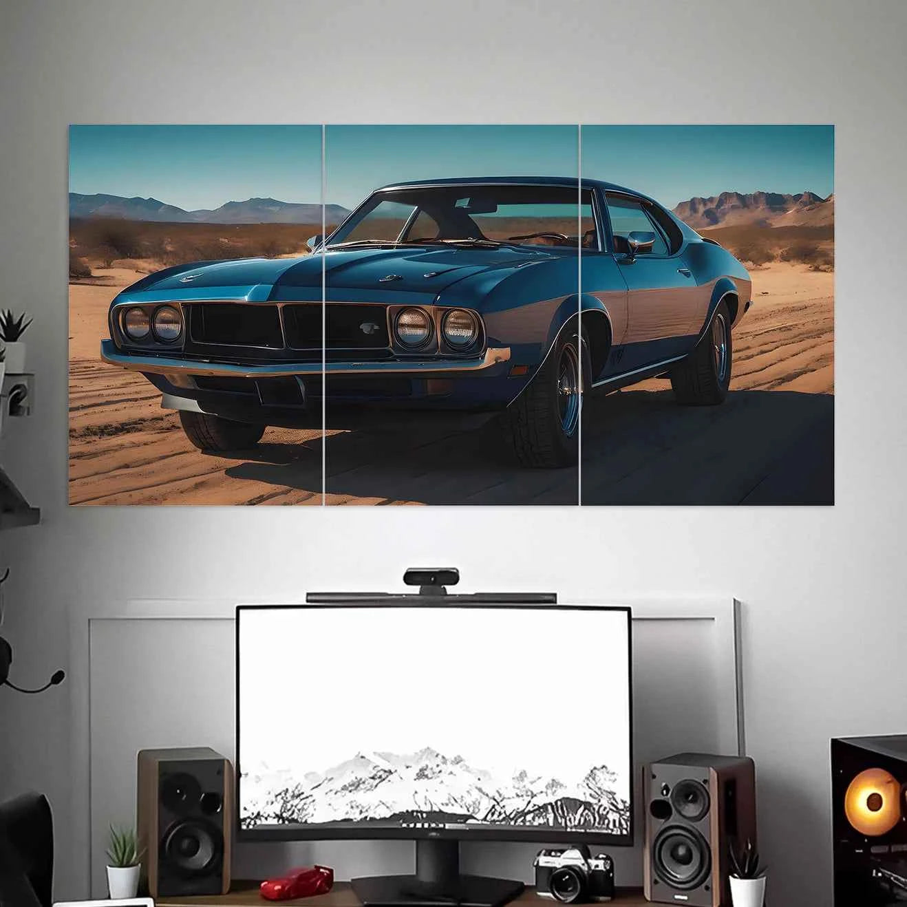FORD MUSTANG 69 POSTER | CAR POSTERS | 3 PIECE SET