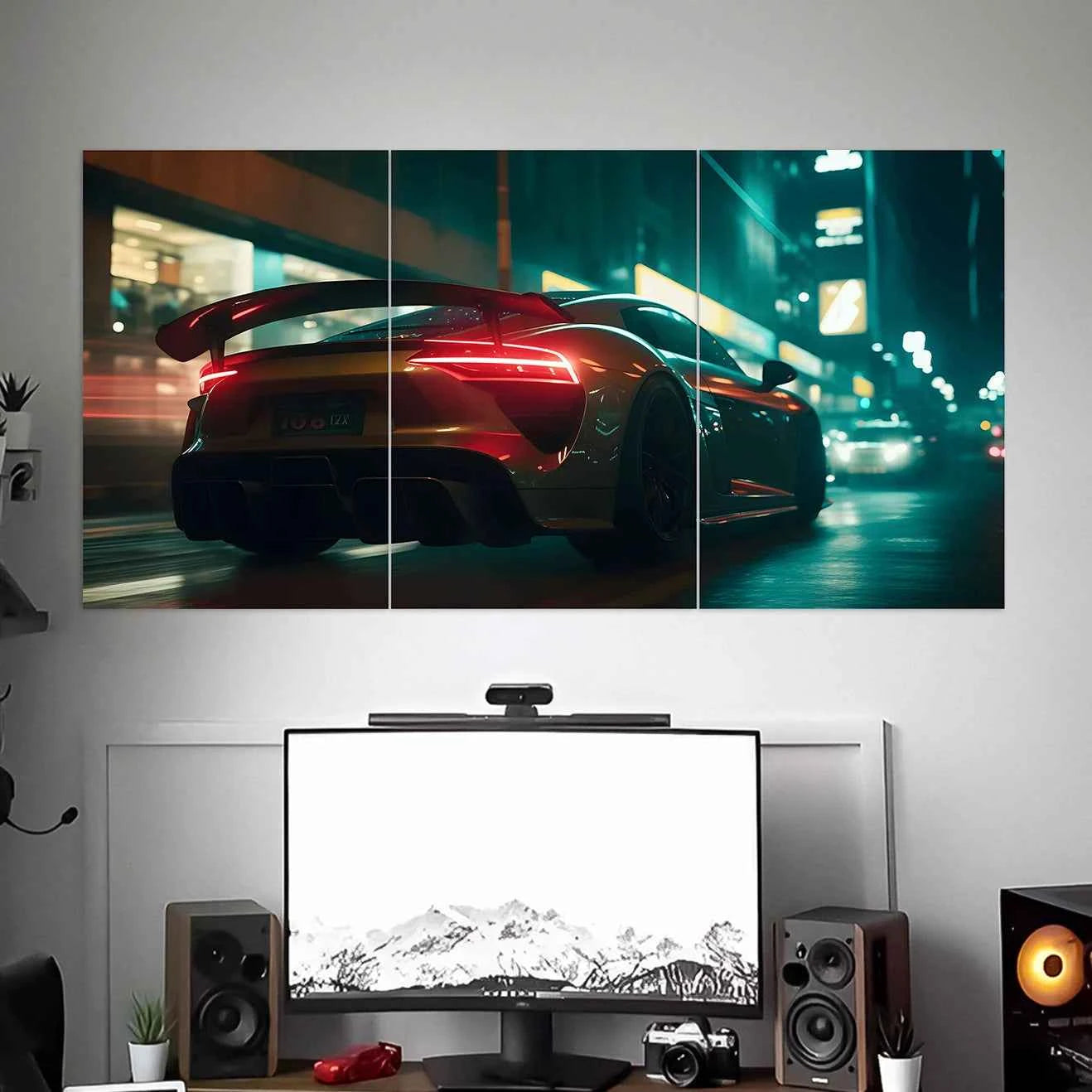 AUDI R8 POSTER | CAR POSTERS | 3 PIECE SET