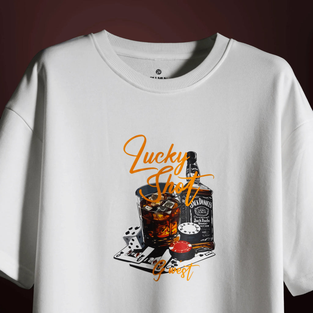 LUCKY SHOT OVERSIZED  T-SHIRT