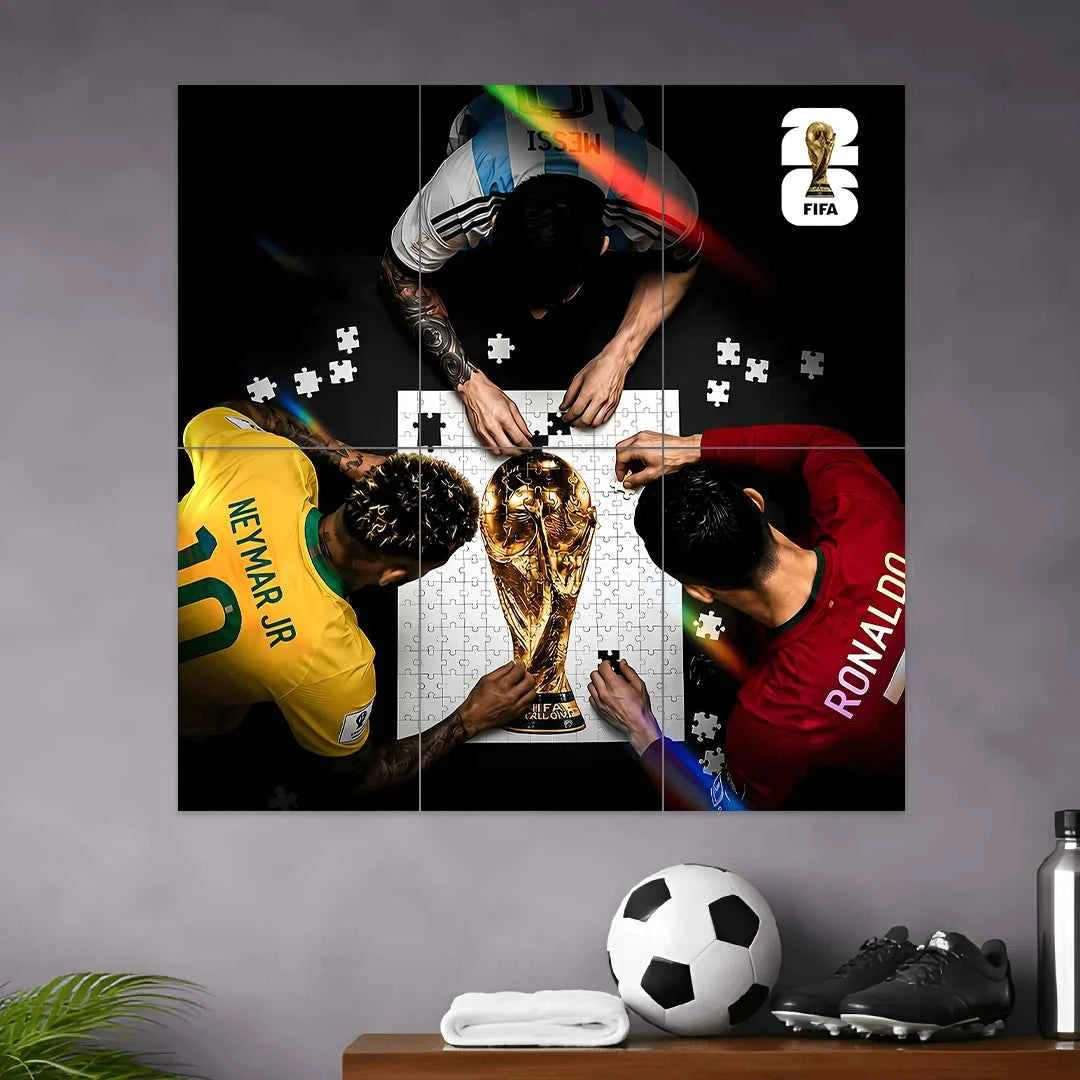 ONE GOAL - ONE DREAM POSTER | FOOTBALL POSTER | 6 PIECE SET