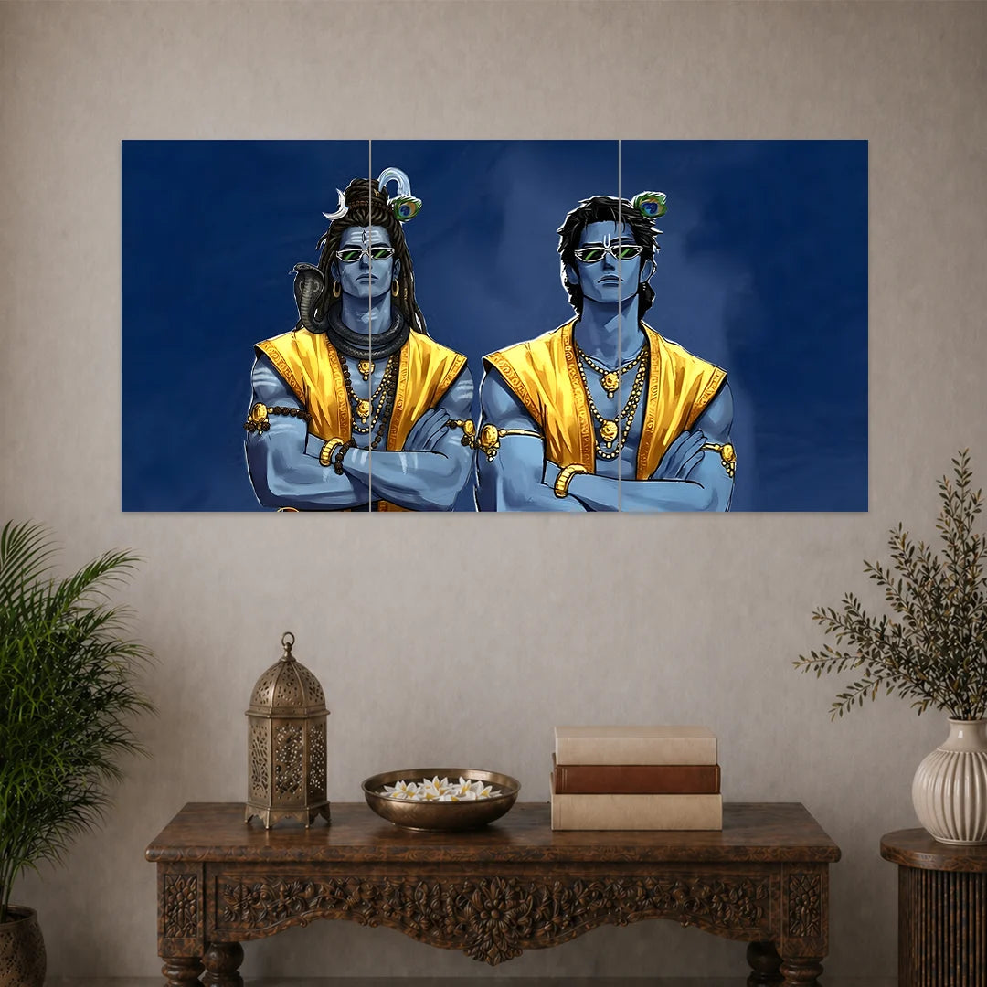 THE DIVINE DUO POSTER  | DEVOTIONAL POSTERS | 3 PIECE SET BLUMUN