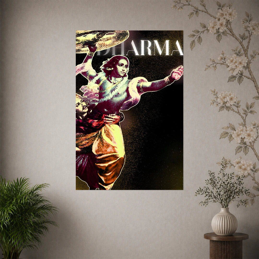 KRISHNA JI AND ARJUNA POSTER - 3 | DEVOTIONAL POSTERS