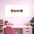 VELVET LIPS POSTER | GIRL BOSS POSTERS | 3 PIECE SET