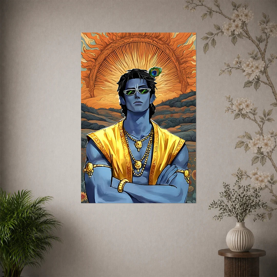 KRISHNA JI POSTER - 7 | DEVOTIONAL POSTERS BLUMUN