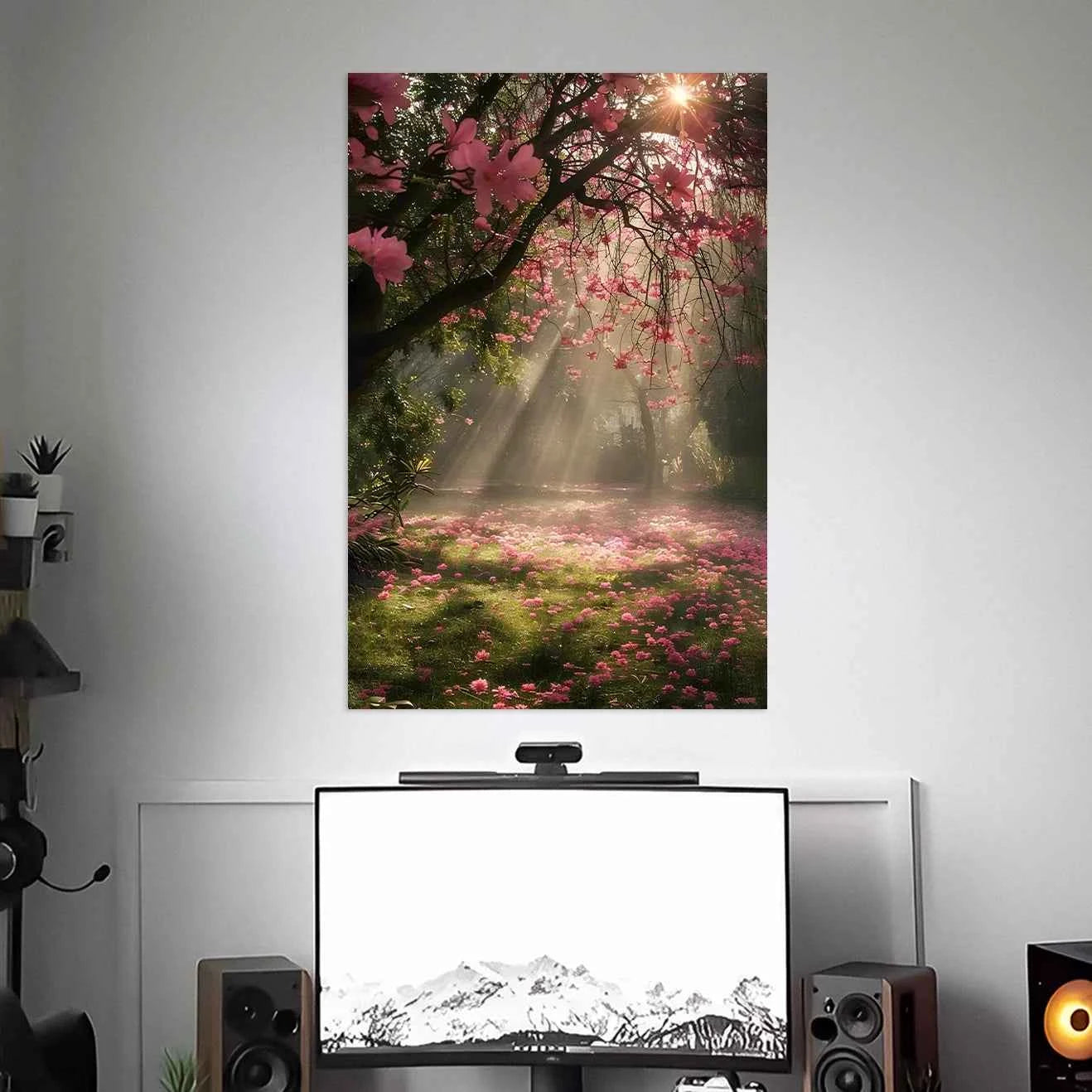 SAKURA GLOW POSTER | WALL ART | NATURE POSTERS