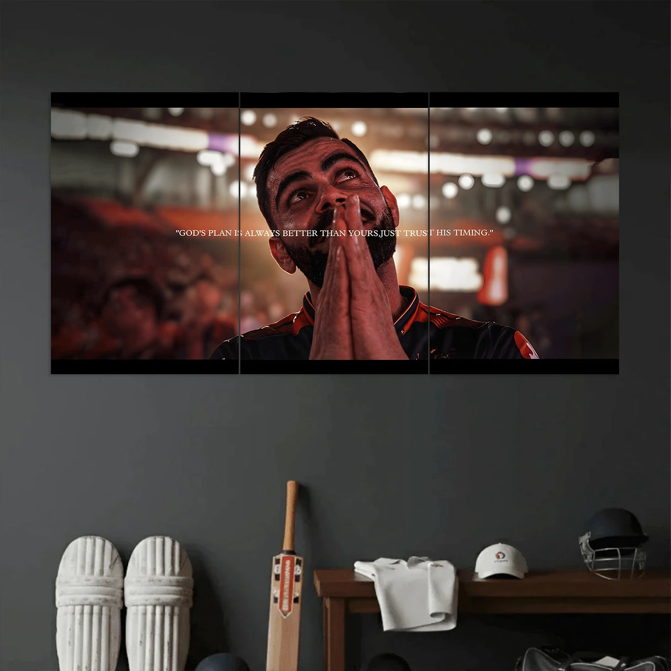 RCB POSTER - 5 | CRICKET POSTERS | 3 PIECE SET