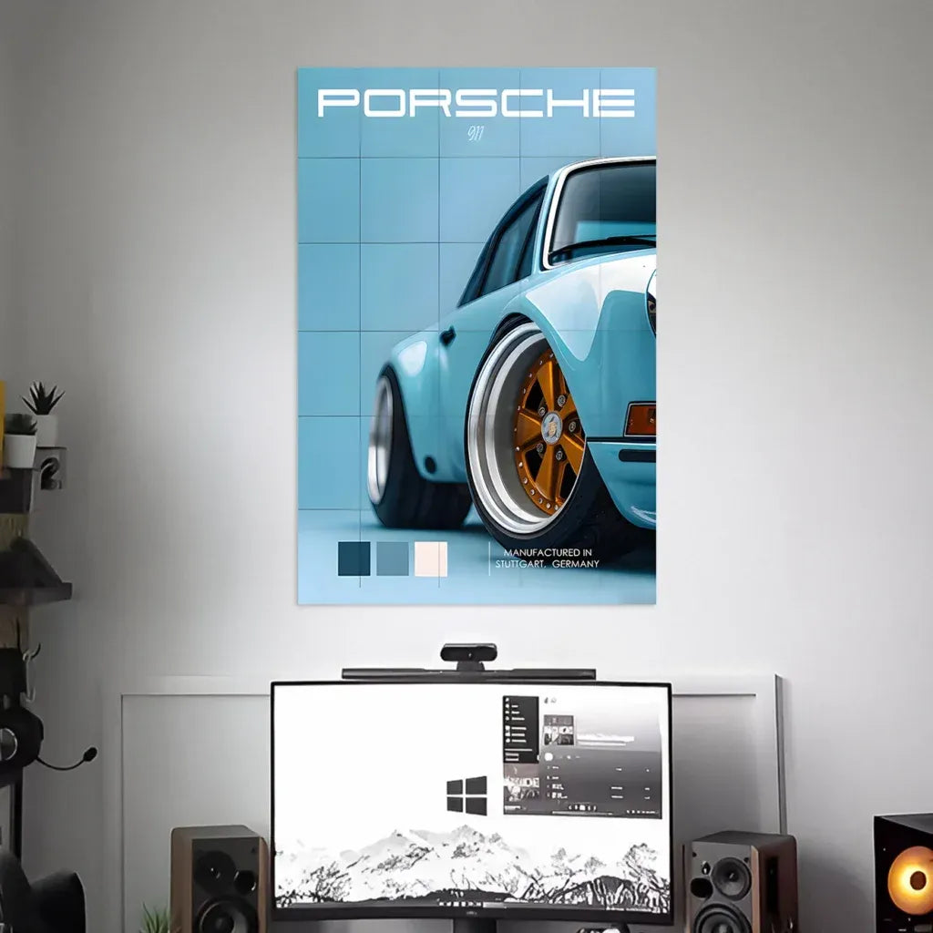 PORSCHE 911 POSTER - 2 | CAR POSTERS
