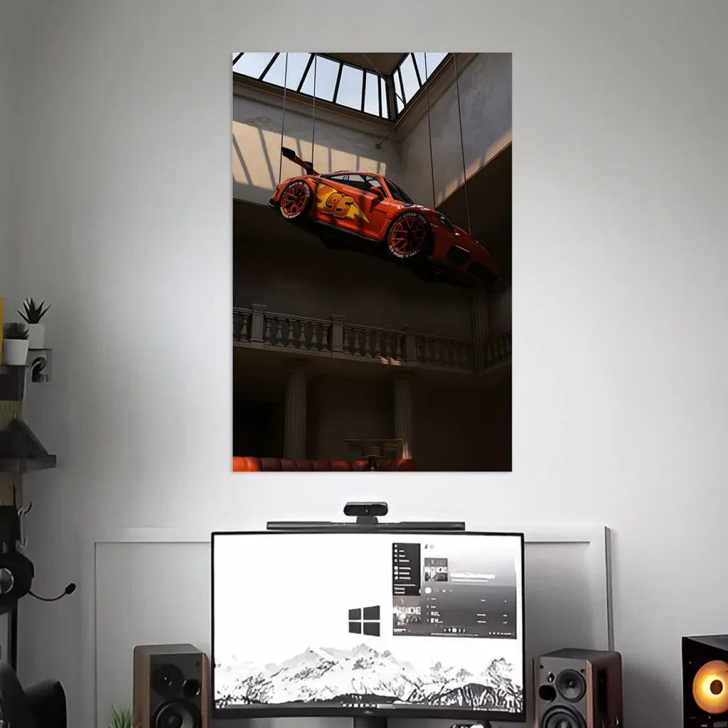 PORSCHE 911 GT3 RS POSTER - 2 | CAR POSTERS | HANGING CAR POSTER