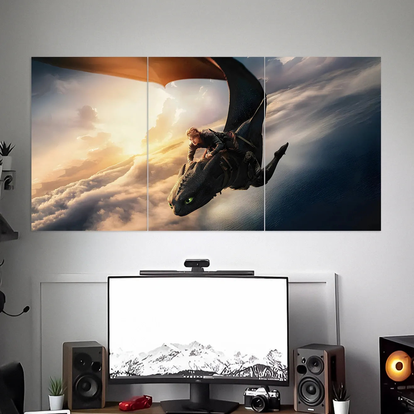 HOW TO TRAIN YOUR DRAGON POSTER - 1 | MOVIES POSTERS | 3 PIECE SET