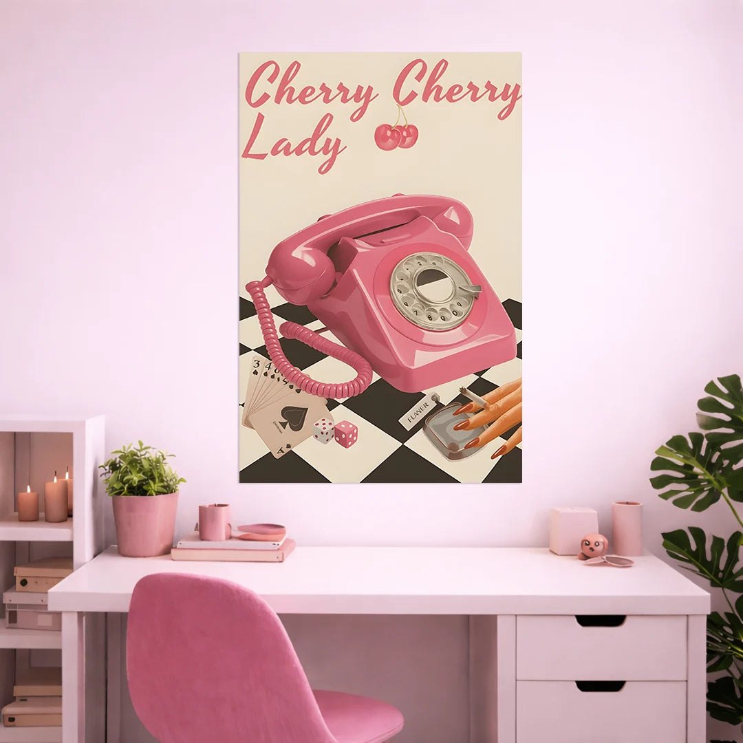 CHERRY CHERRY LADY POSTER | GIRL BOSS POSTERS