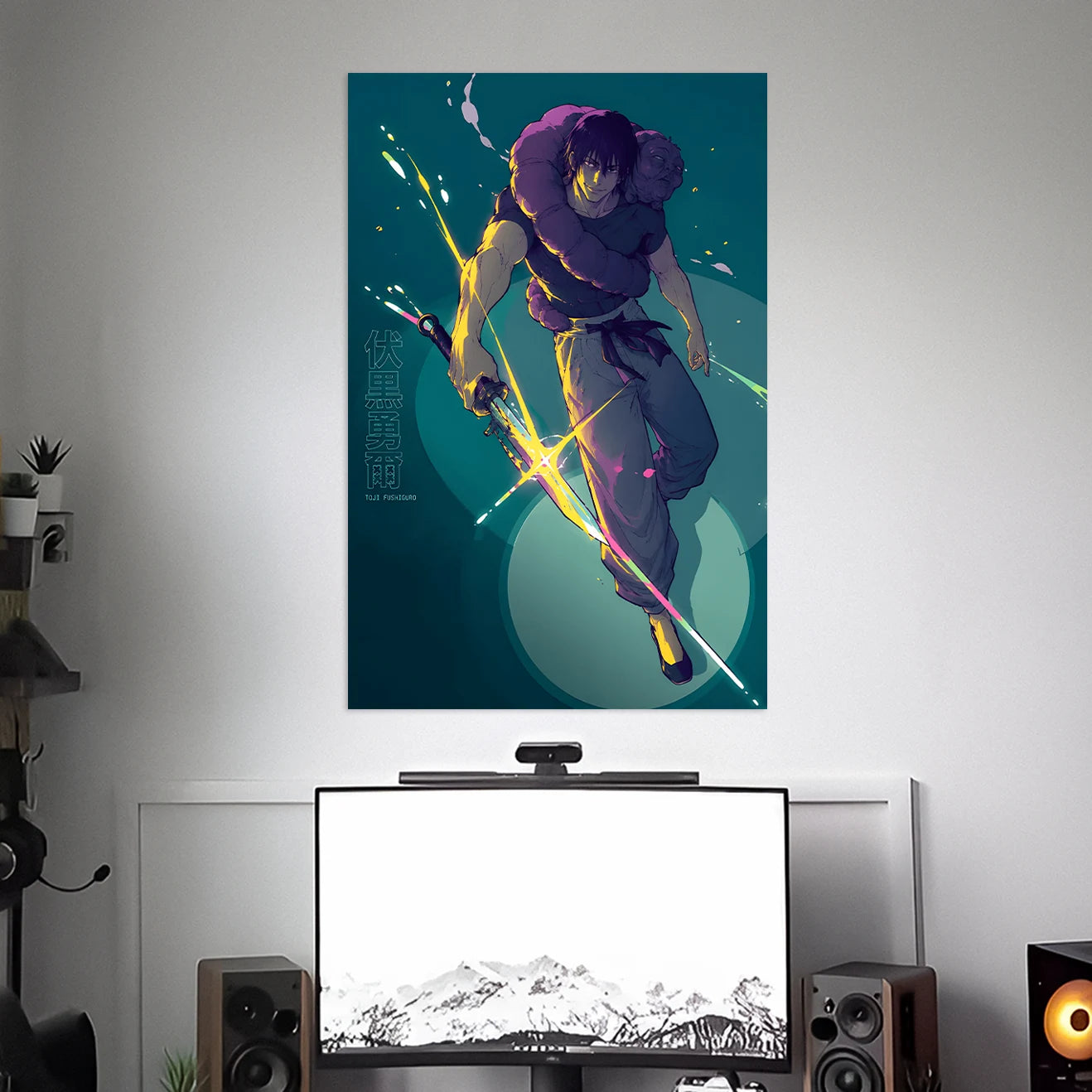 TOJI ZENIN POSTER - 2 | JUJUTSU KAISEN POSTER | ANIME POSTER BLUMUN