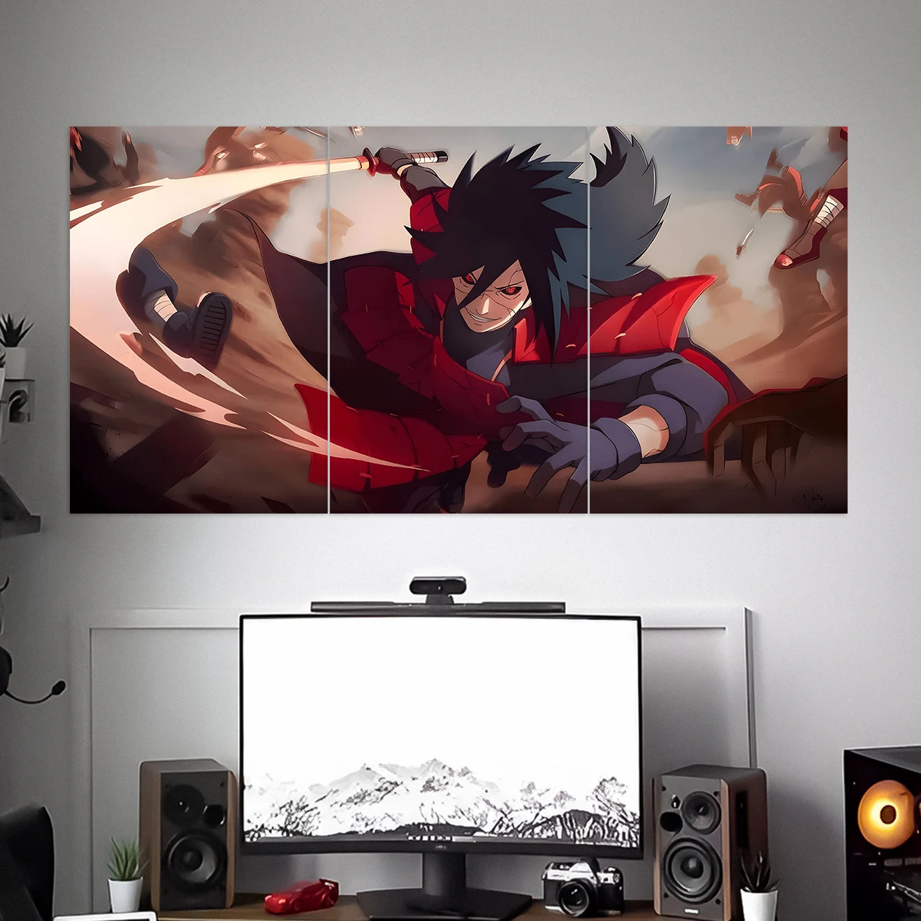 MADARA UCHIHA POSTER - 1 | NARUTO POSTERS | ANIME POSTERS | 3 PIECE SET