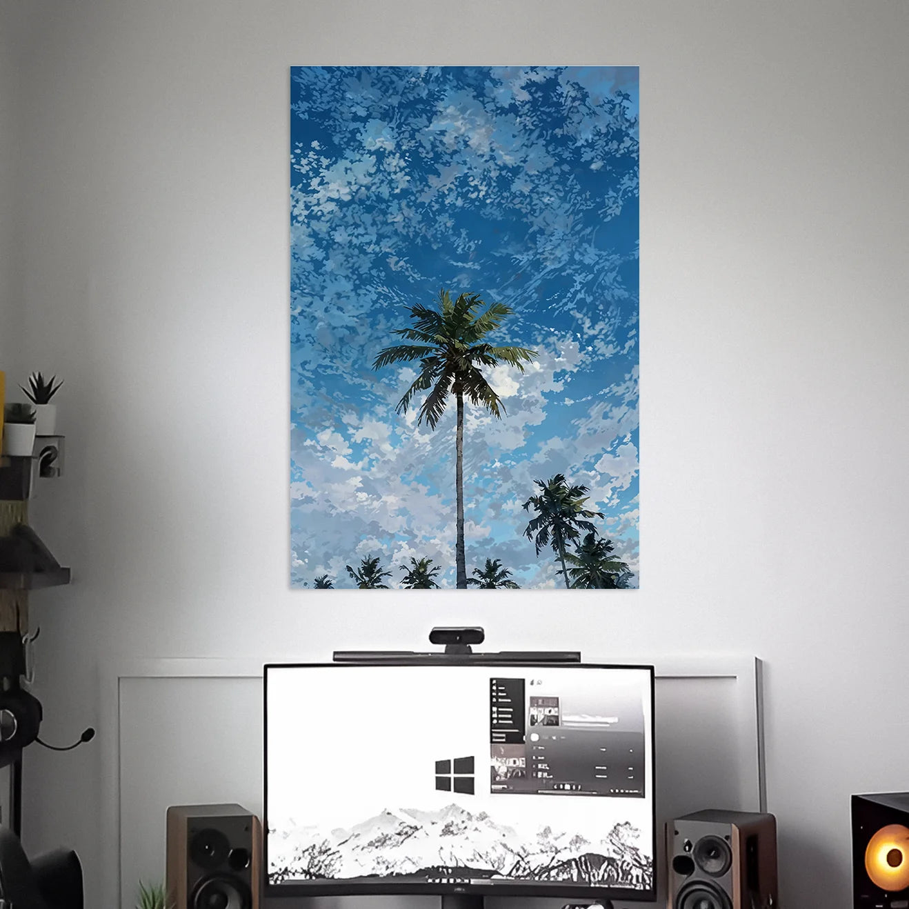 PALM TREE POSTER - 2 | WALL ART | NATURE POSTERS
