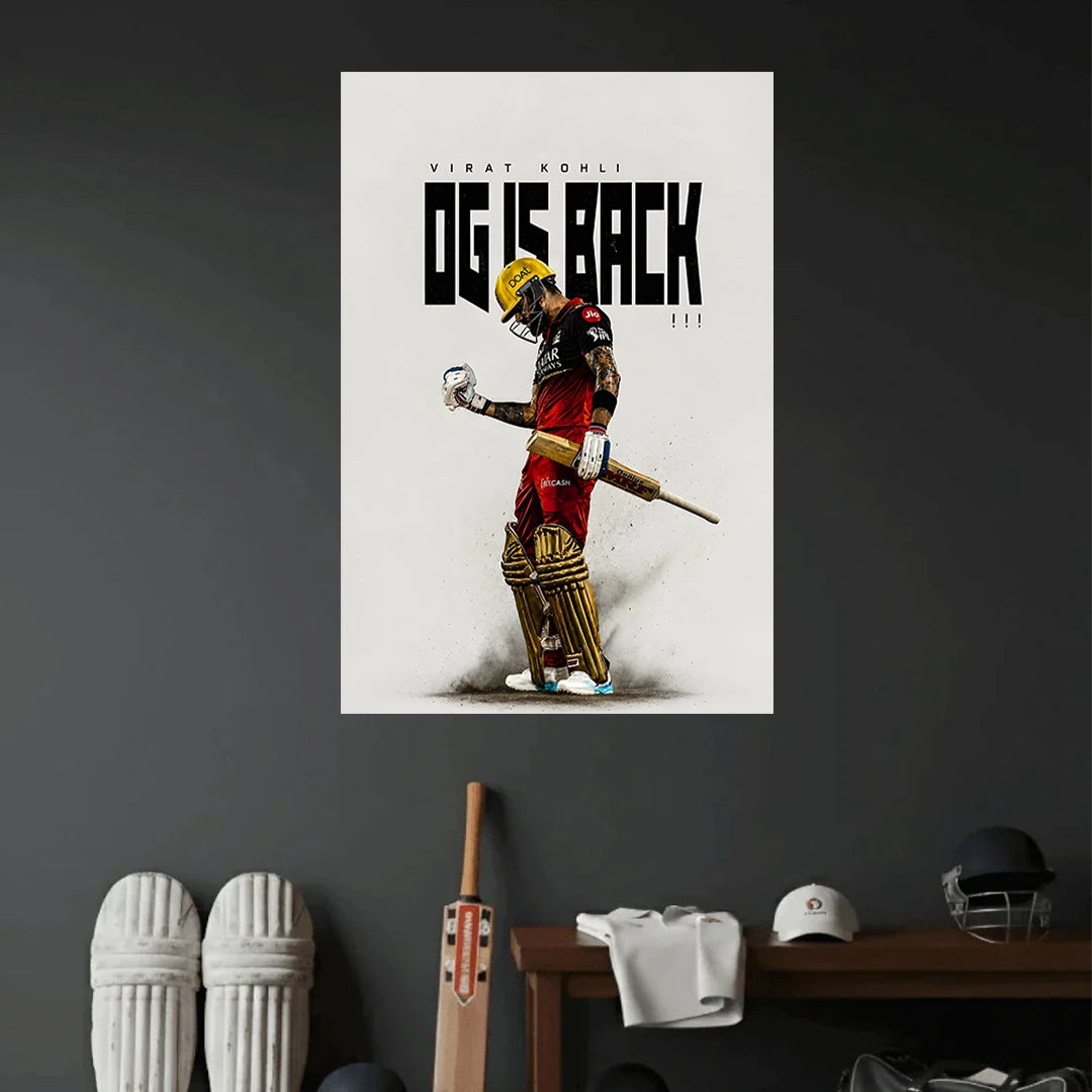 RCB POSTER - 12 | CRICKET POSTERS