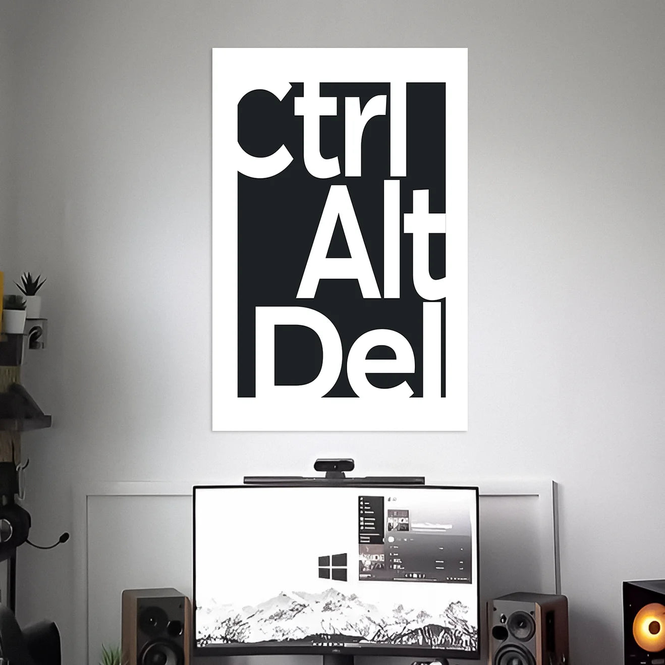 CTRL ALT DELETE POSTER | TEXTS POSTERS | AESTHETIC POSTERS