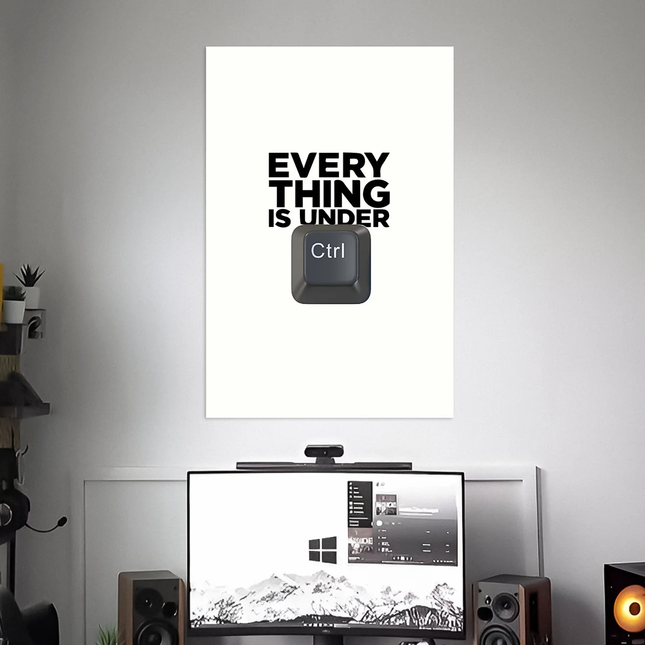 UNDER CONTROL POSTER | TEXTS POSTERS | AESTHETIC POSTERS