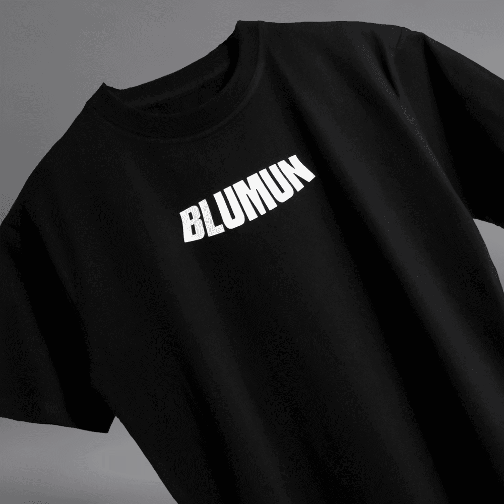 Do The Impossible " Crocodile " Black Blumun oversized (loose fit) drop shoulder t-shirt.